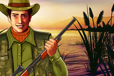 Escenario del juego Duck Shooter