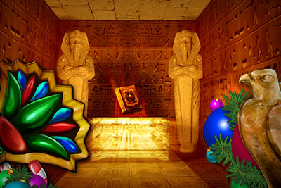 Escenario del juego Ramses Book Christmas Edition