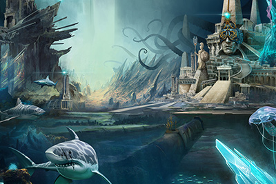 Escenario del juego Atlantis Thunder
