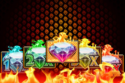 Escenario del juego Burning Diamonds