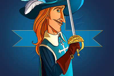 Escenario del juego Three Musketeers