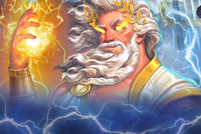 Escenario del juego Zeus Lightning Power Reels