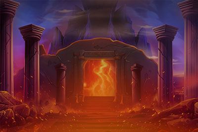 Escenario del juego Forge of Olympus